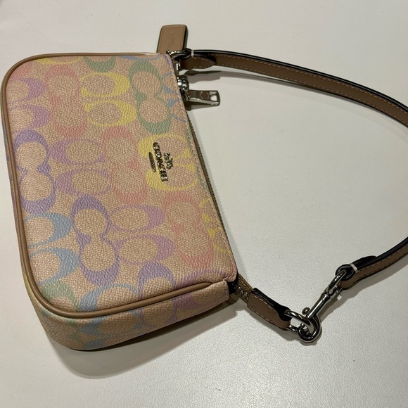 Coach Nolita 19 In Rainbow Signature Canvas cdc38 - Picture 9 of 10